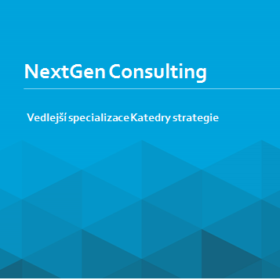 Představujeme Vám novou vedlejší specializaci NextGen Consulting!