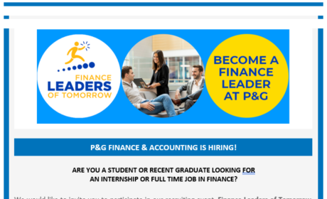P&G hledá kandidáty do oddělení Finance & accounting
