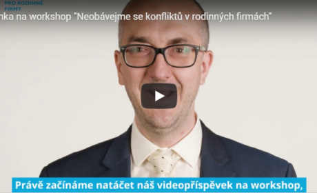 Prof. Jiří Hnilica vás ve speciální videopozvánce zve na workshop!